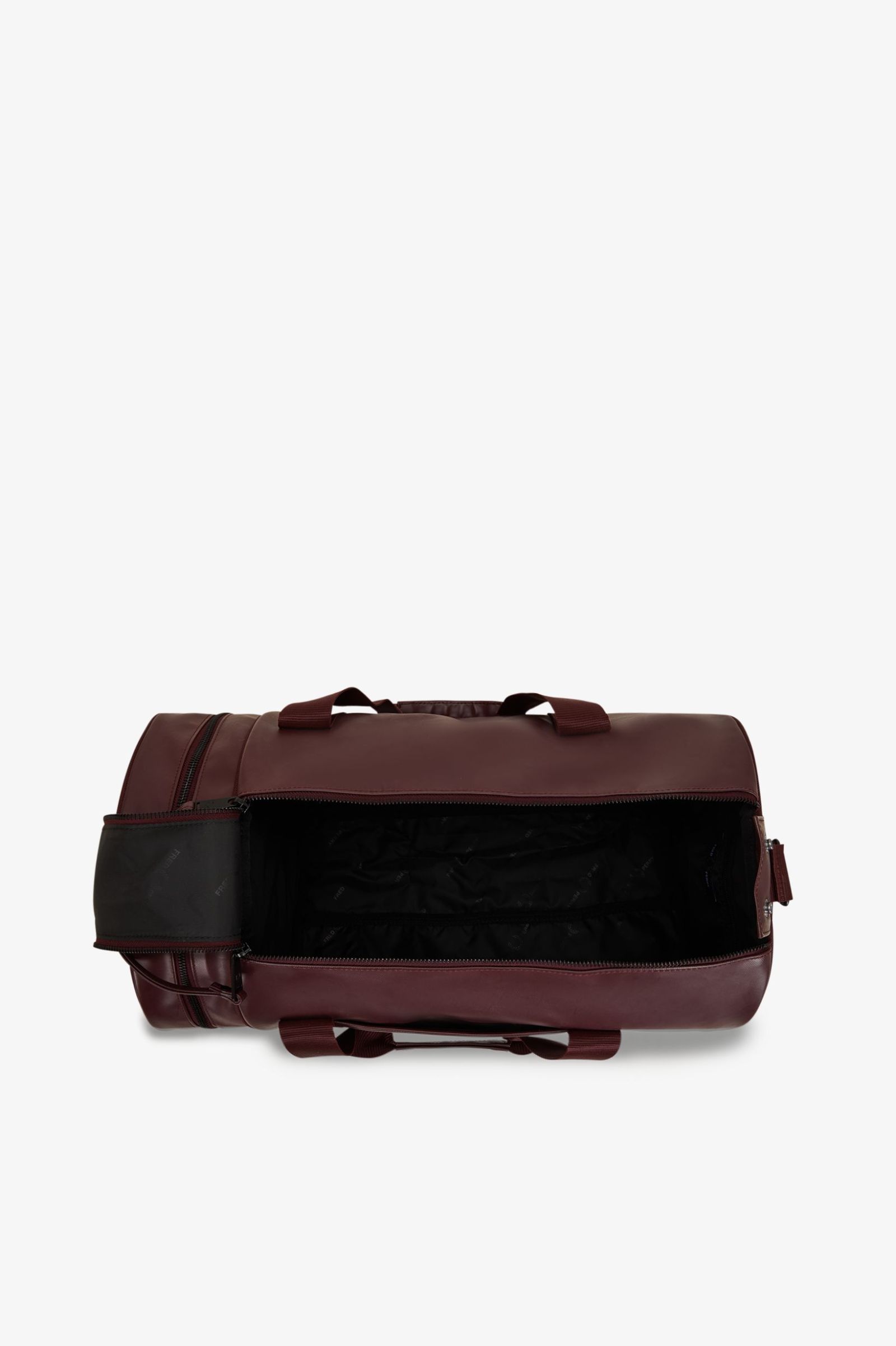 Fred Perry Tonal Classic Barrel Bag (Oxblood)
