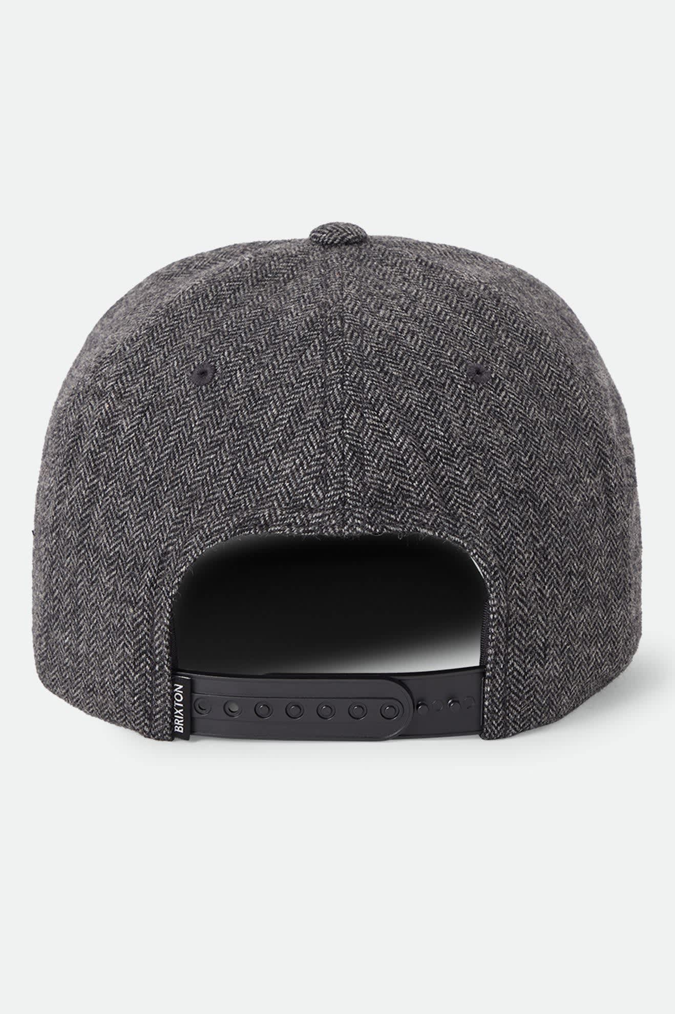 Brixton Dyson Snapback (Black Herringbone)