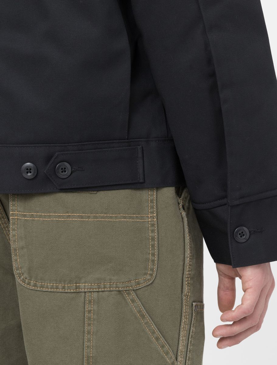 Dickies Lined Eisenhower Jacke in Black