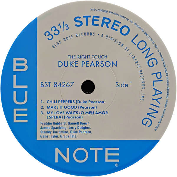 Duke Pearson – The Right Touch  (LP) 