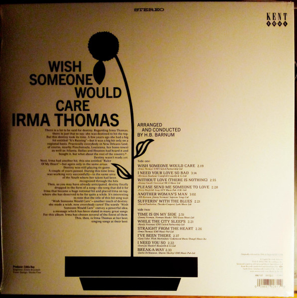 Irma Thomas – Wish Someone Would Care  (LP) 