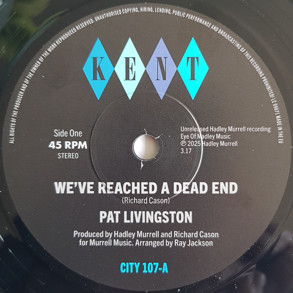 Pat Livingston – We've Reached A Dead End / Sugar Love  (7")       