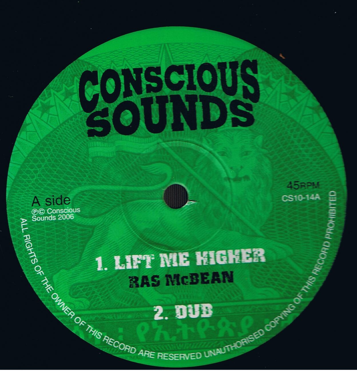 Ras Mc Bean - Lift Me Higher / Ras Mc Bean - Dub / Culture Freeman - On A Mission / Culture Freeman - Dub (10")