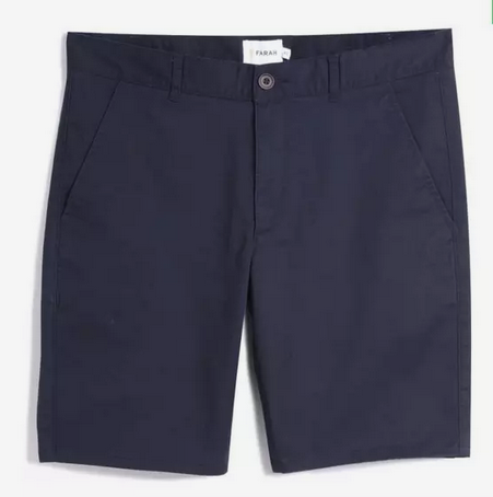 Farah Hawk Shorts in Navy