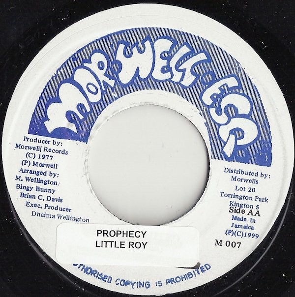 Little Roy - Prophecy / Version (7")