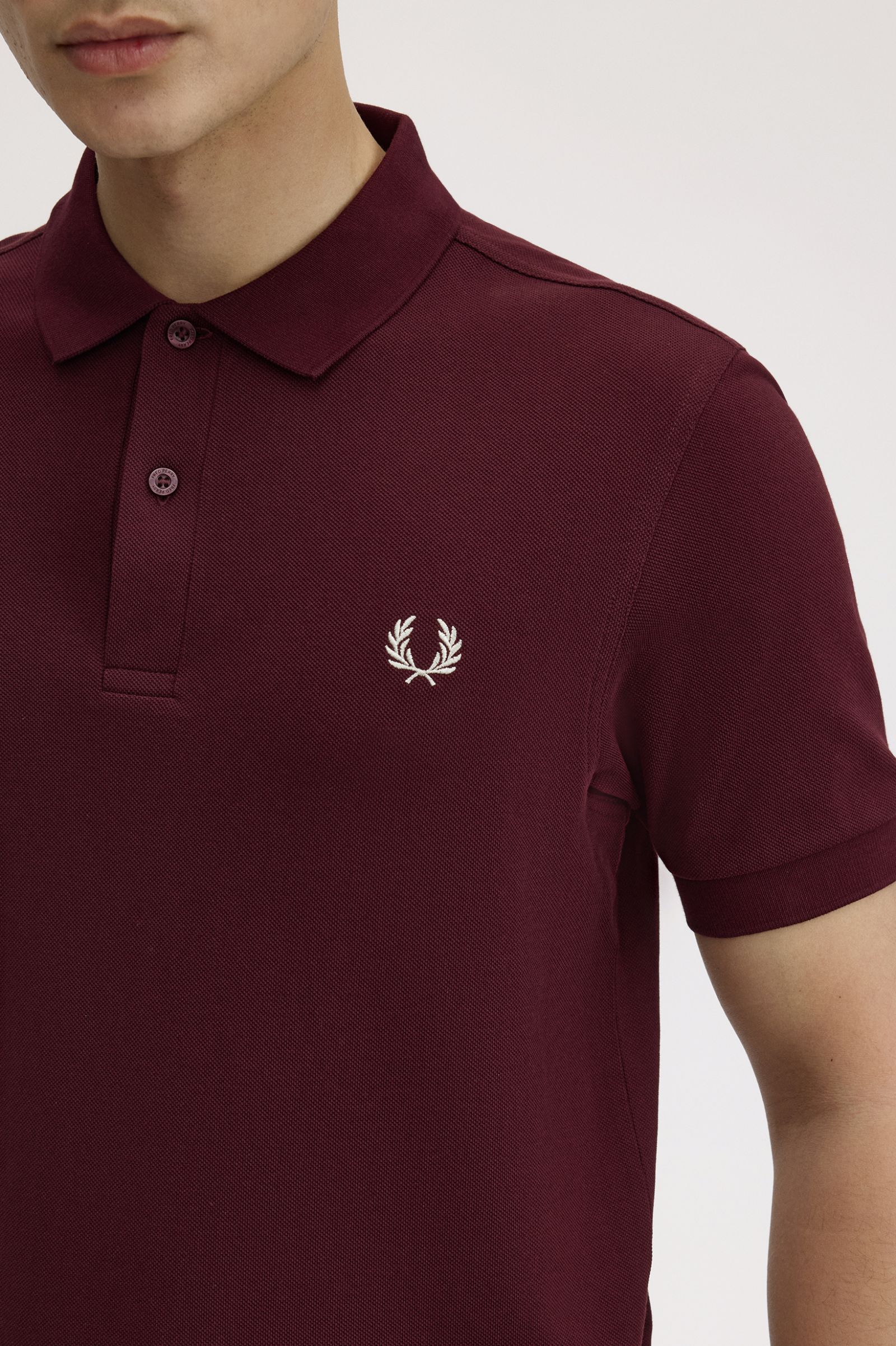 Fred Perry M6000 Polo Shirt (Oxblood)