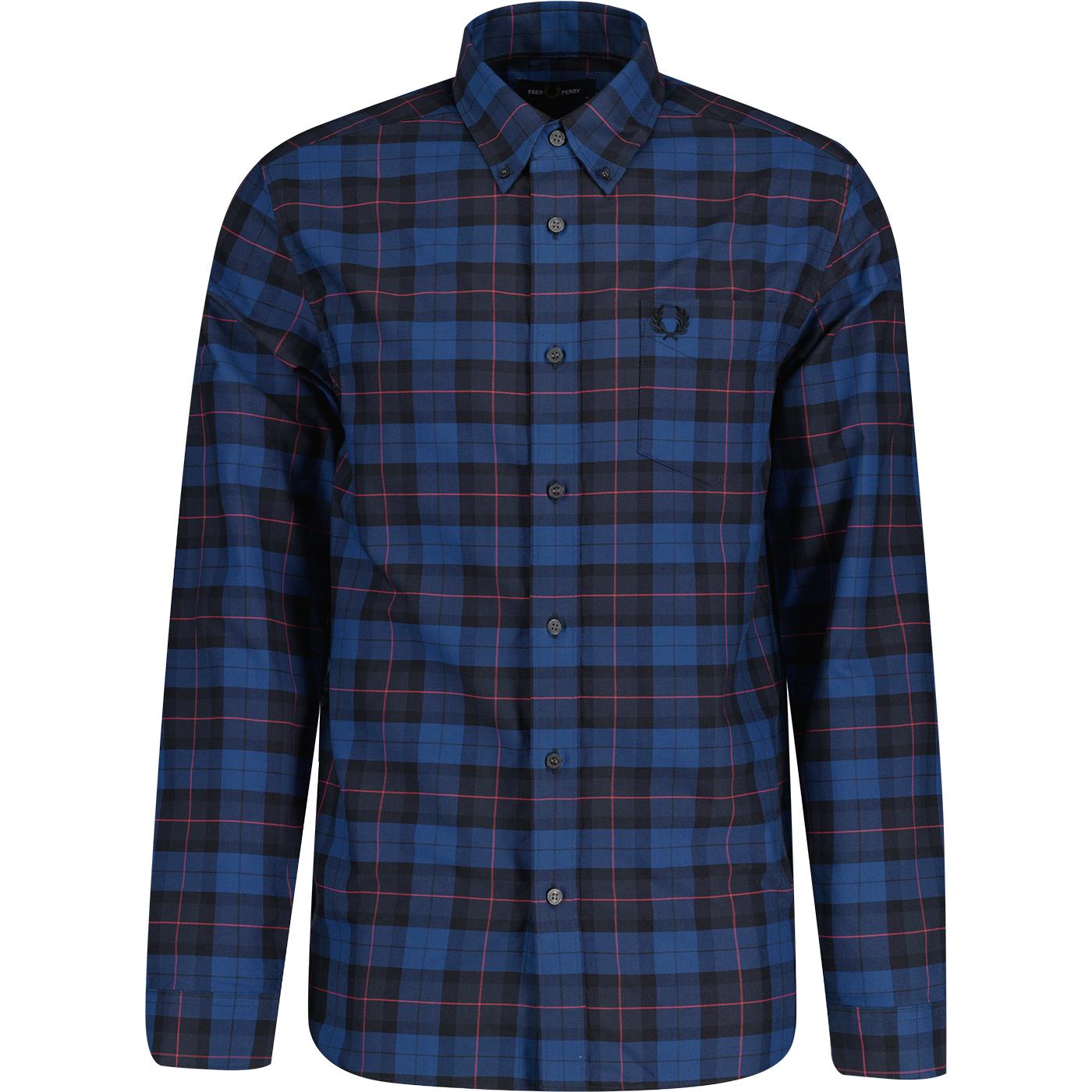 Fred Perry - Tartan Shirt Navy M5663