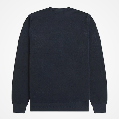 Fred Perry Pique Stitch Jumper (Navy) 
