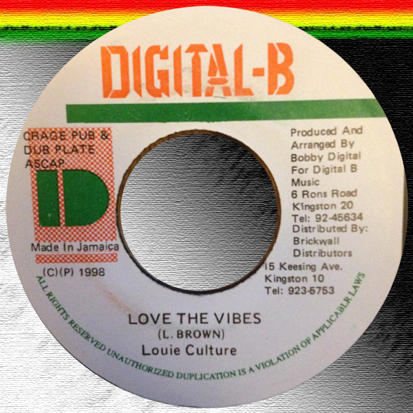Louie Culture - Love The Vibes / Version (7")