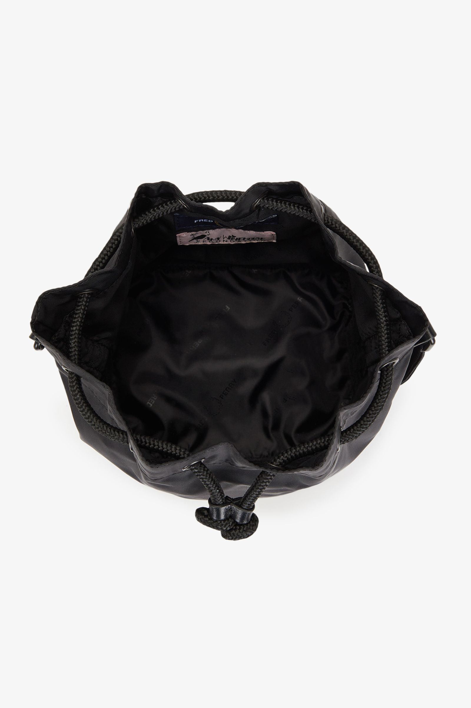 Fred Perry Mini Bucket Bag in Black