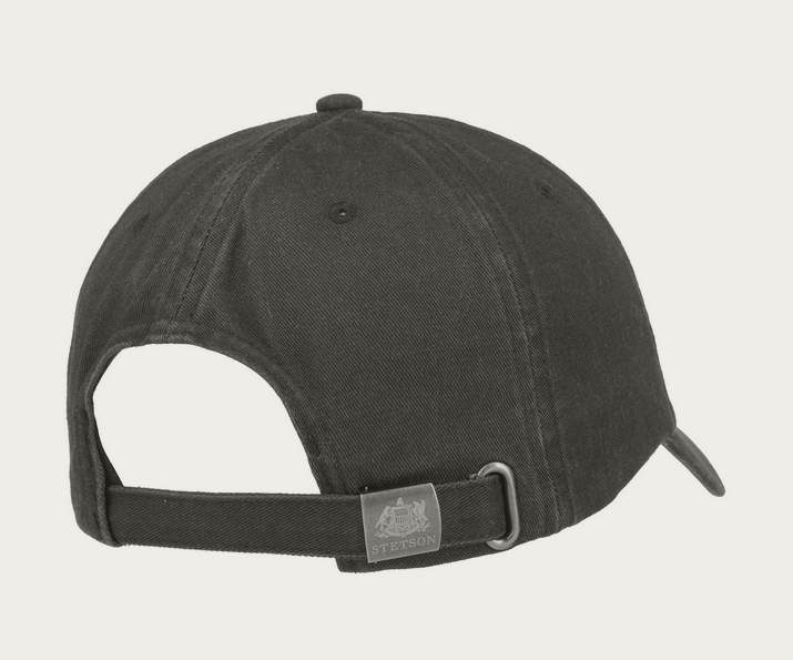 Stetson Rector Baseball Cap in Black