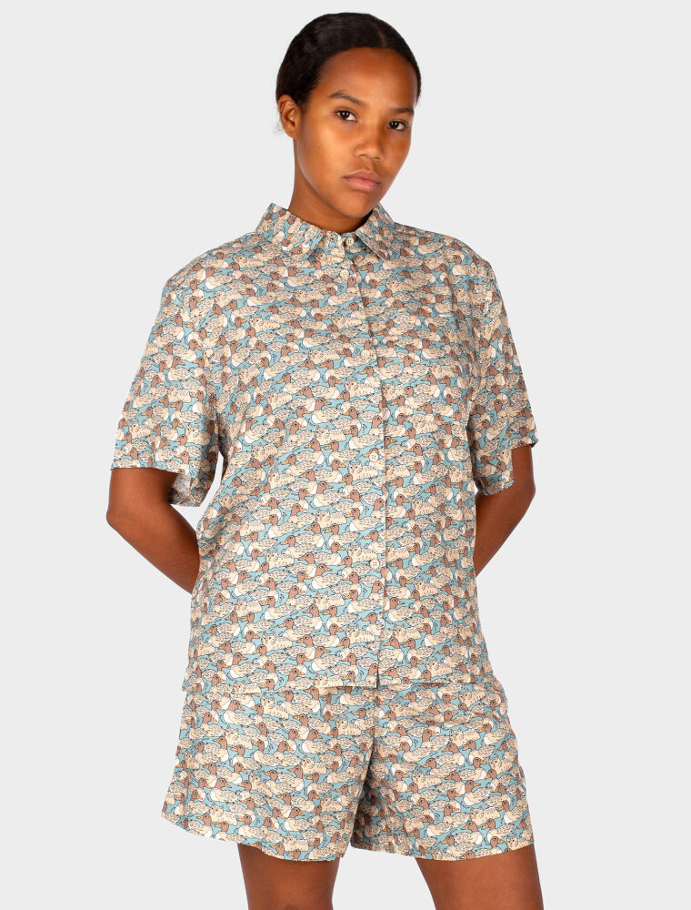 Iriedaily Ssl Shirt in Dusty Beryl