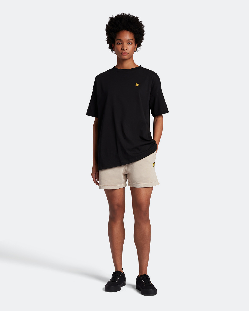 Lyle & Scott Dye Sweat Shorts Natural