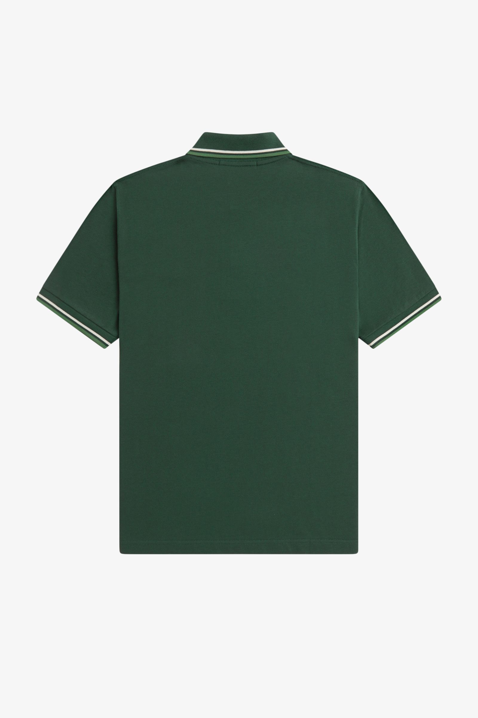 Fred Perry Made in England M12 Twin Tipped Polo Shirt (Grassroots/Tramline White/Ace Green)
