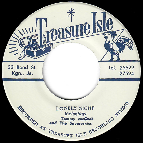 The Melodians With Tommy McCook & The Supersonics – Lonely Night / Hey Girl (7")   
