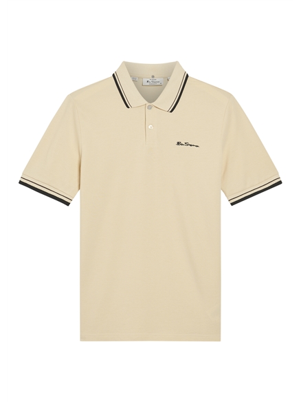 Ben Sherman Pique SIgnature Polo (Fog)