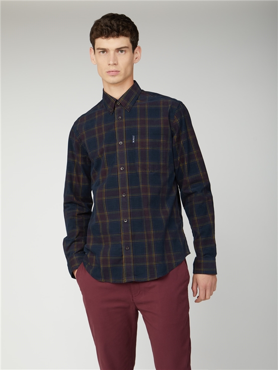 Ben Sherman Cord Hemd Port-L