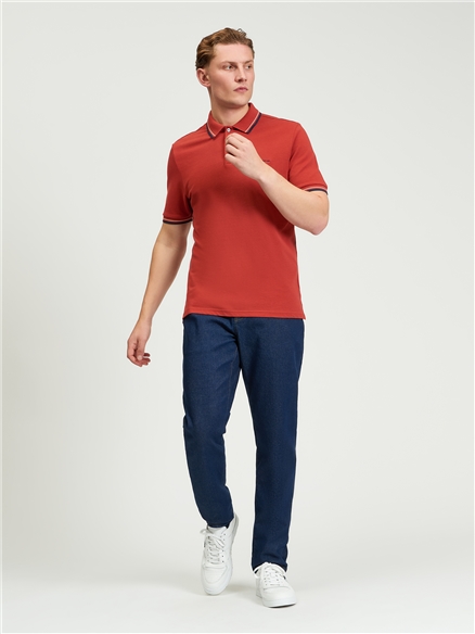 Ben Sherman  Short Sleeve Signature Polo (Jester Red)
