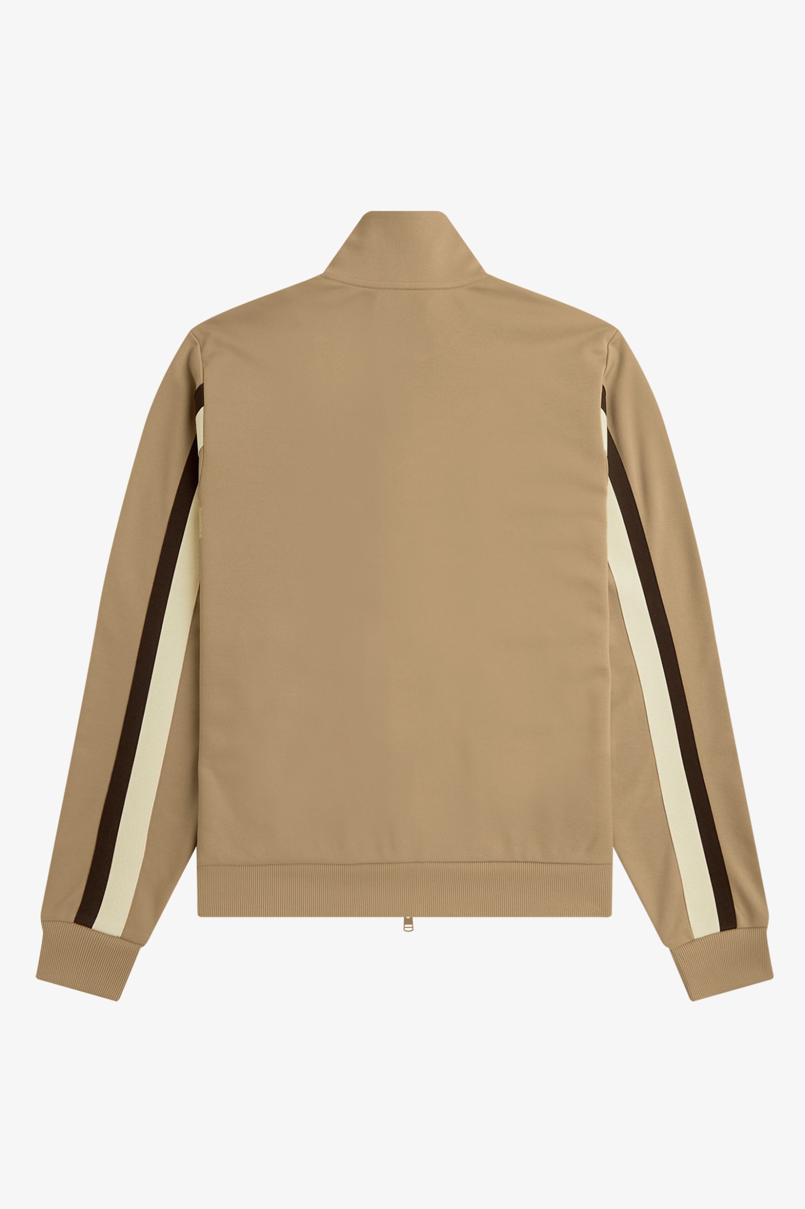 Fred Perry Tape Detail Track Jacket in Warm Stone