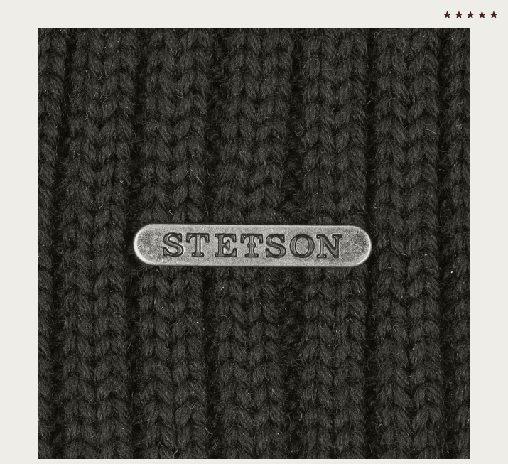 Stetson Northport Beanie in Black
