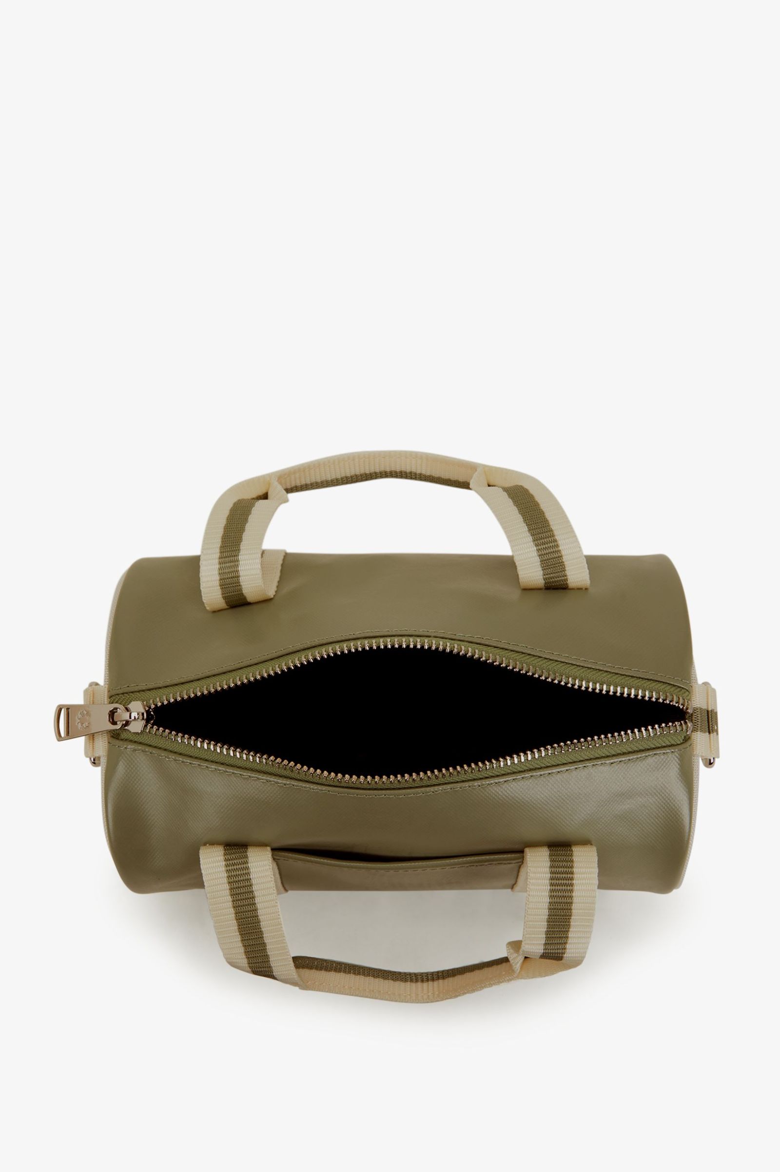 Fred Perry Classic Mini Barrel Bag in Olive Mint 