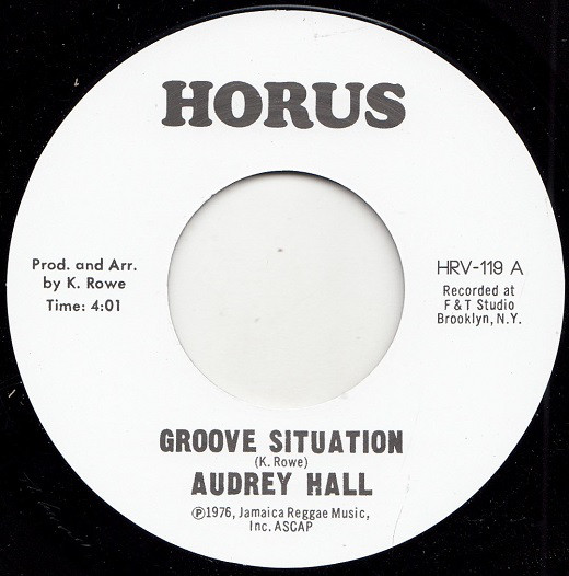 Audrey Hall - Groove Situation / J.R.M. Orchestra - Situation (7")