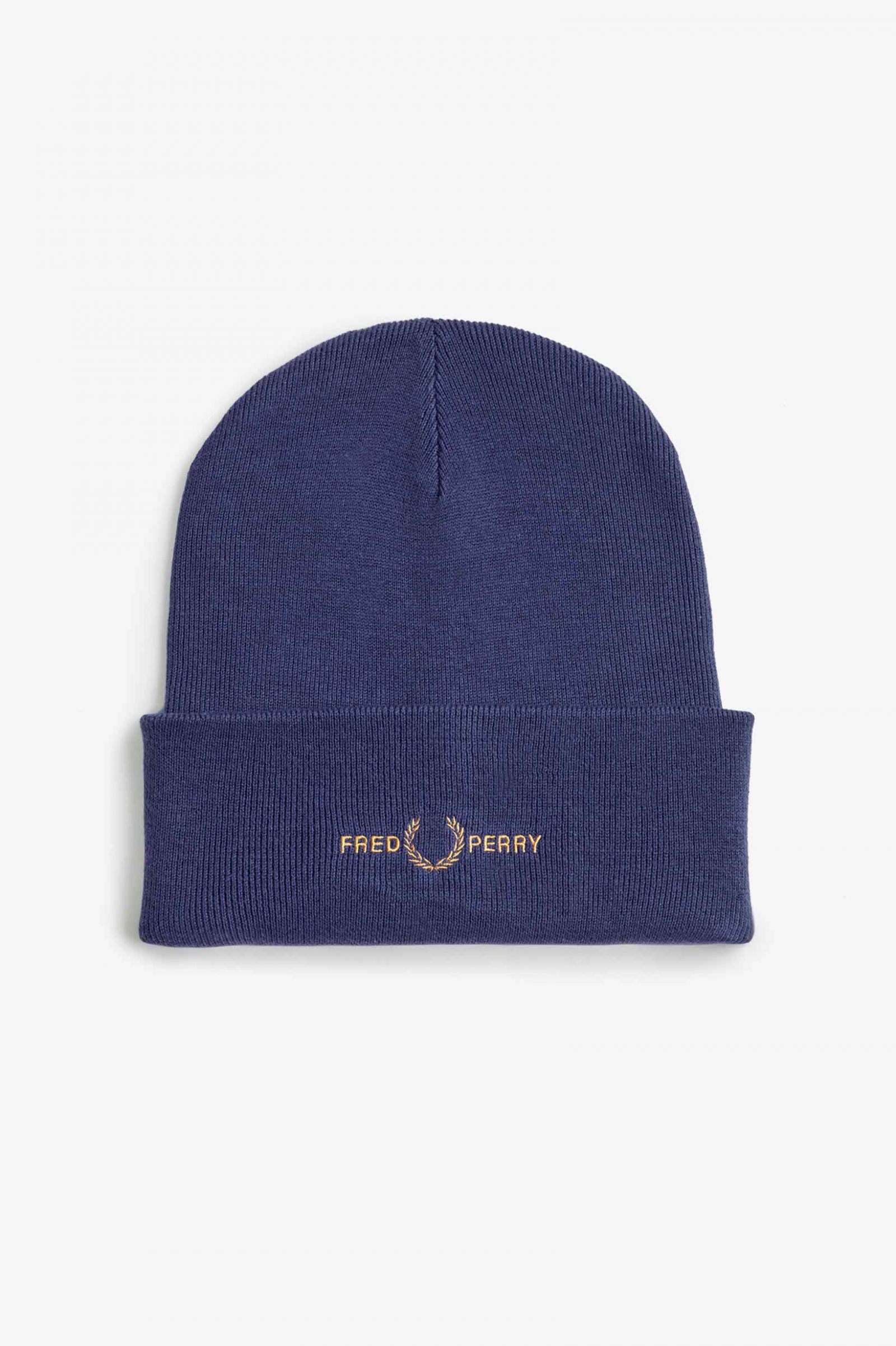 Fred Perry Graphic Baenie in Navy