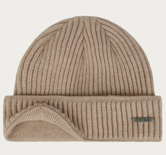 Stetson Parkman Knit Hat (Beige/Mottled)