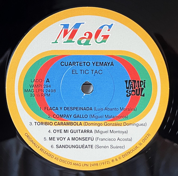 Cuarteto Yemaya – El Tic Tac (LP)  