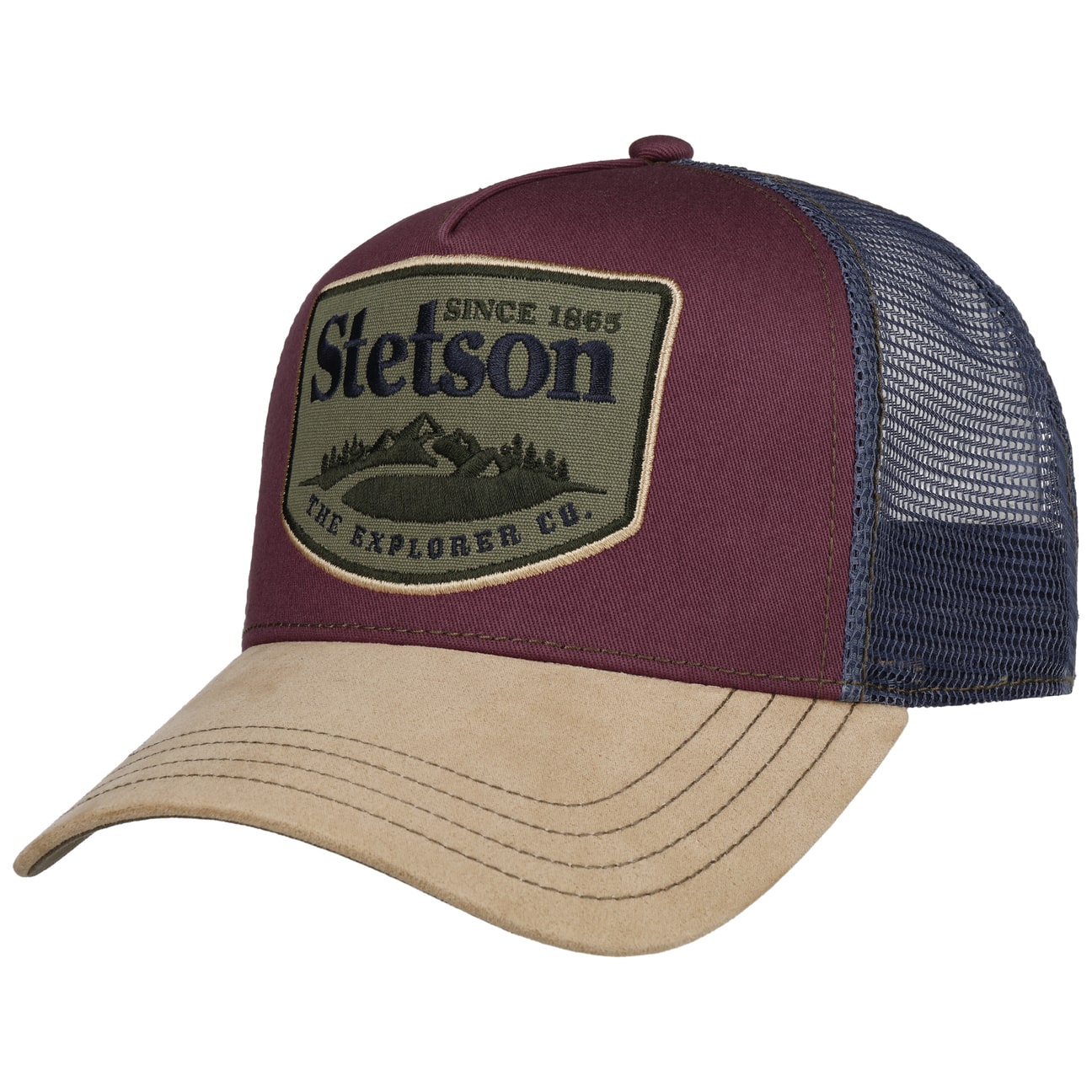 Stetson Explorer Co. Trucker Cap (Bordeaux)