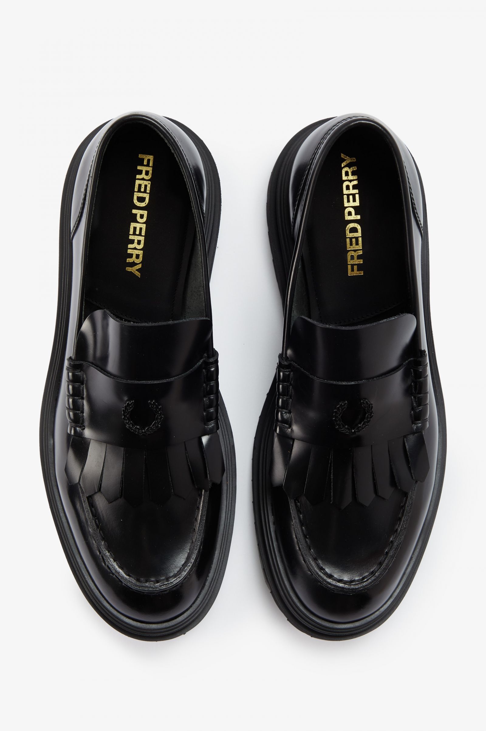 Fred Perry FP Loafer Leather in Black