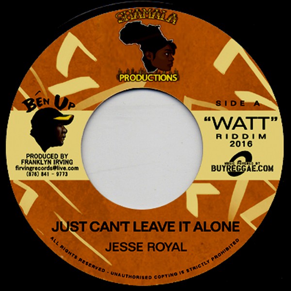 Jesse Royal - Just Can't Leave It Alone (7")