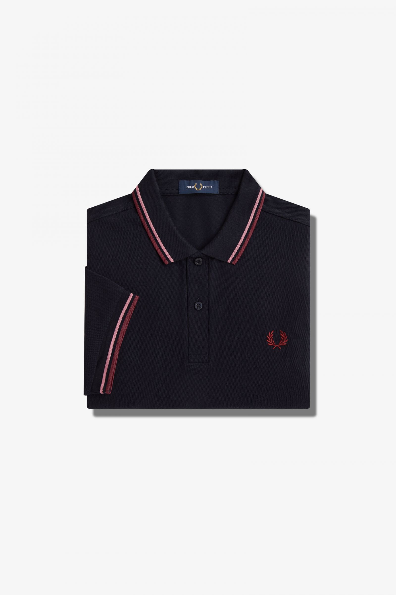 Fred Perry Twin Tipped Shirt in Navy