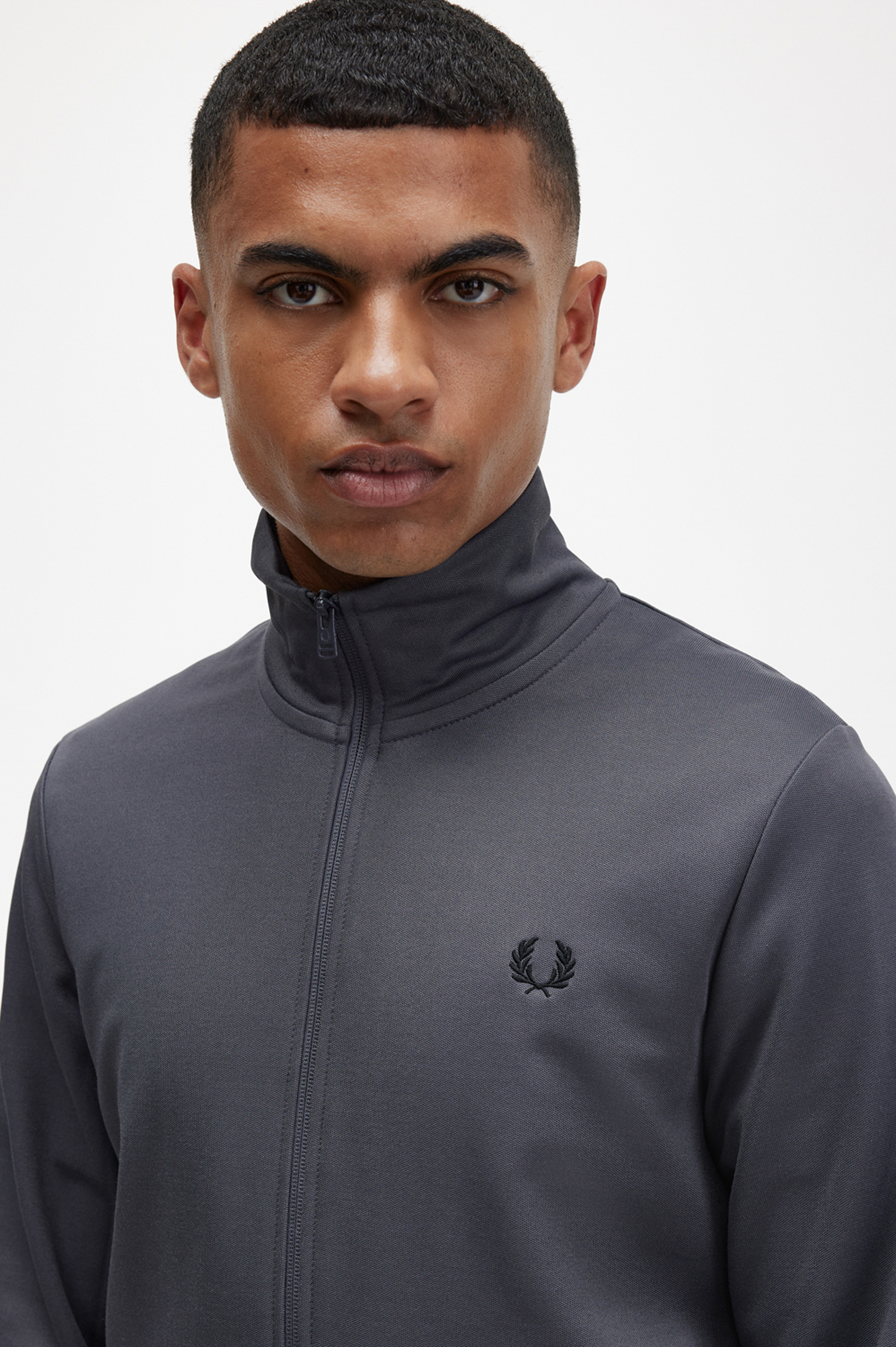 Fred Perry Trainingsjacke Gunmetal 