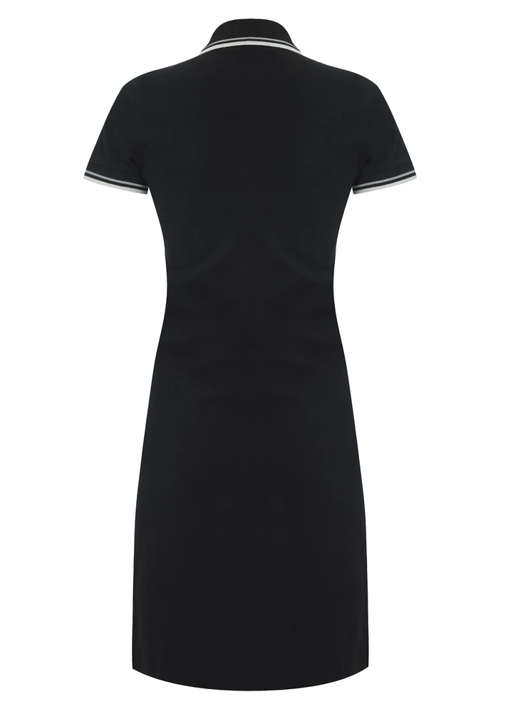 Merc Kara Polo Dress Black