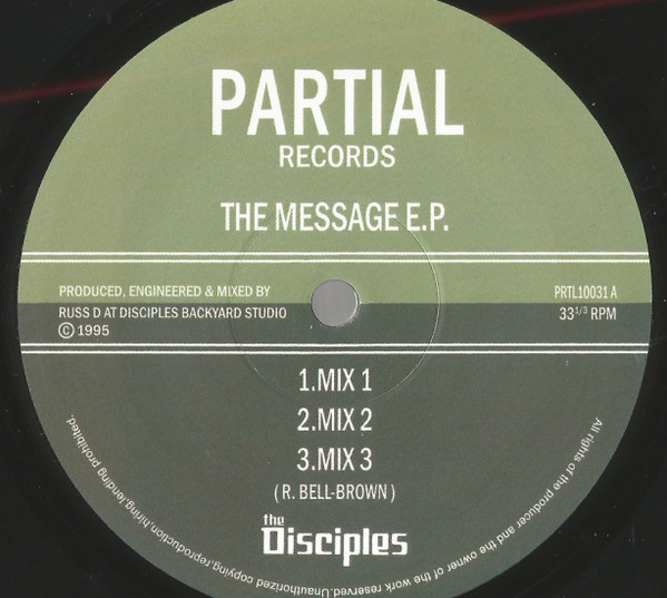 The Disciples  – The Message E.P. (10'')   