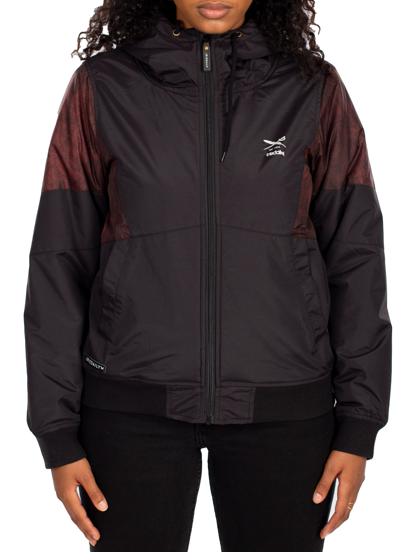 Iriedaily Blotchy Jacket in Black Coloured]