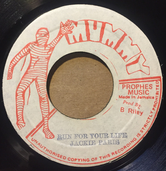 Jackie Paris – Run For Your Life / The Mercenaries – Run For Your Life (Version) (7") 