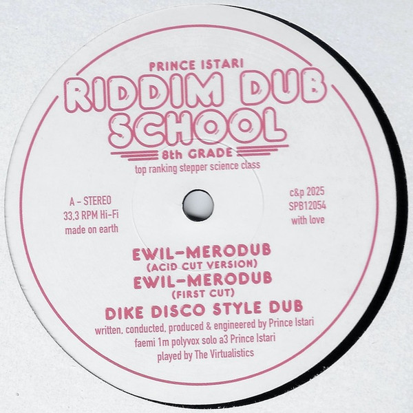 Prince Istari – Riddim Dub School 8th Grade  (12")   