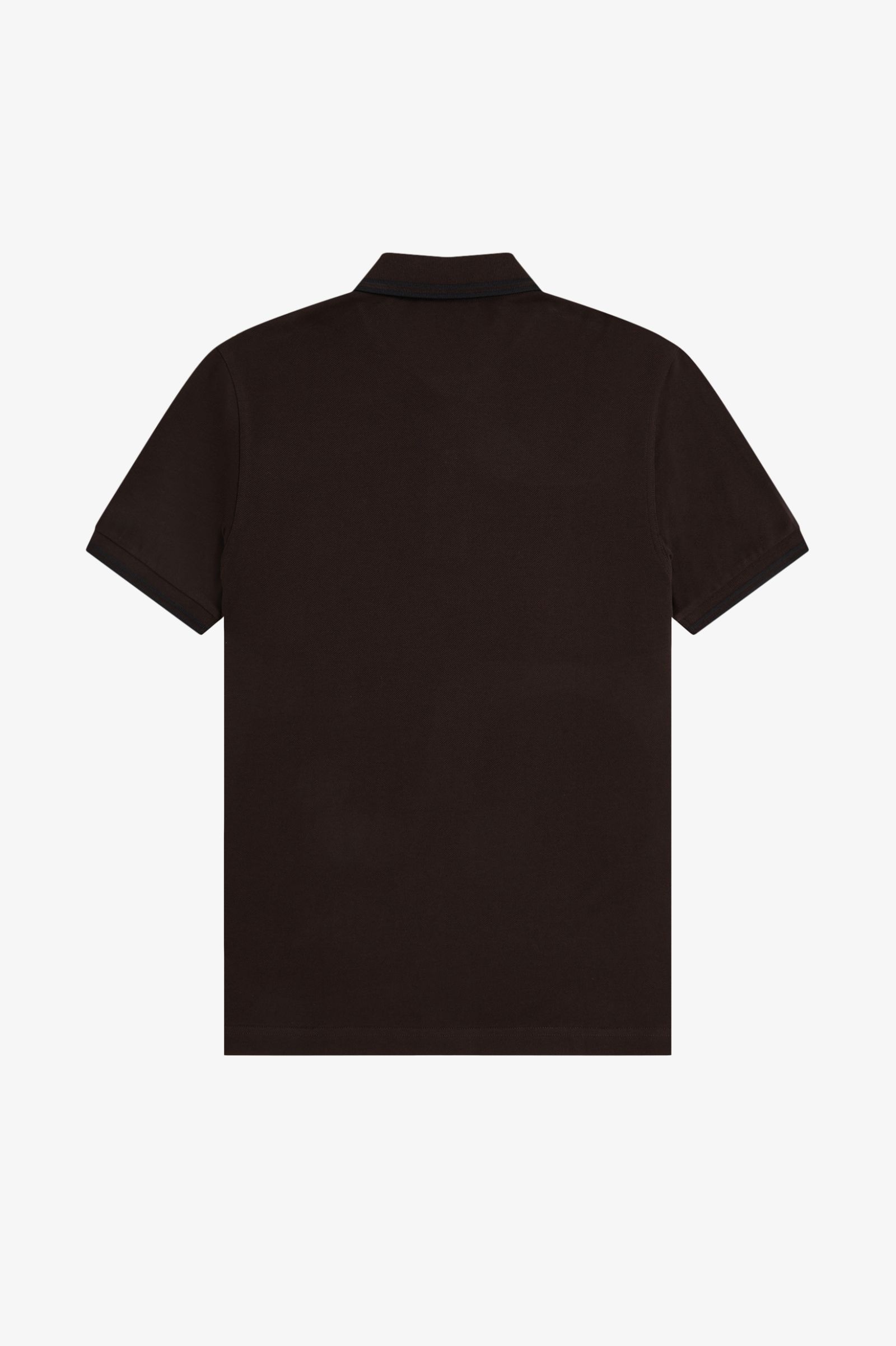 Fred Perry M3600 Twin Tipped Polo Shirt (Rich Brown/Black)