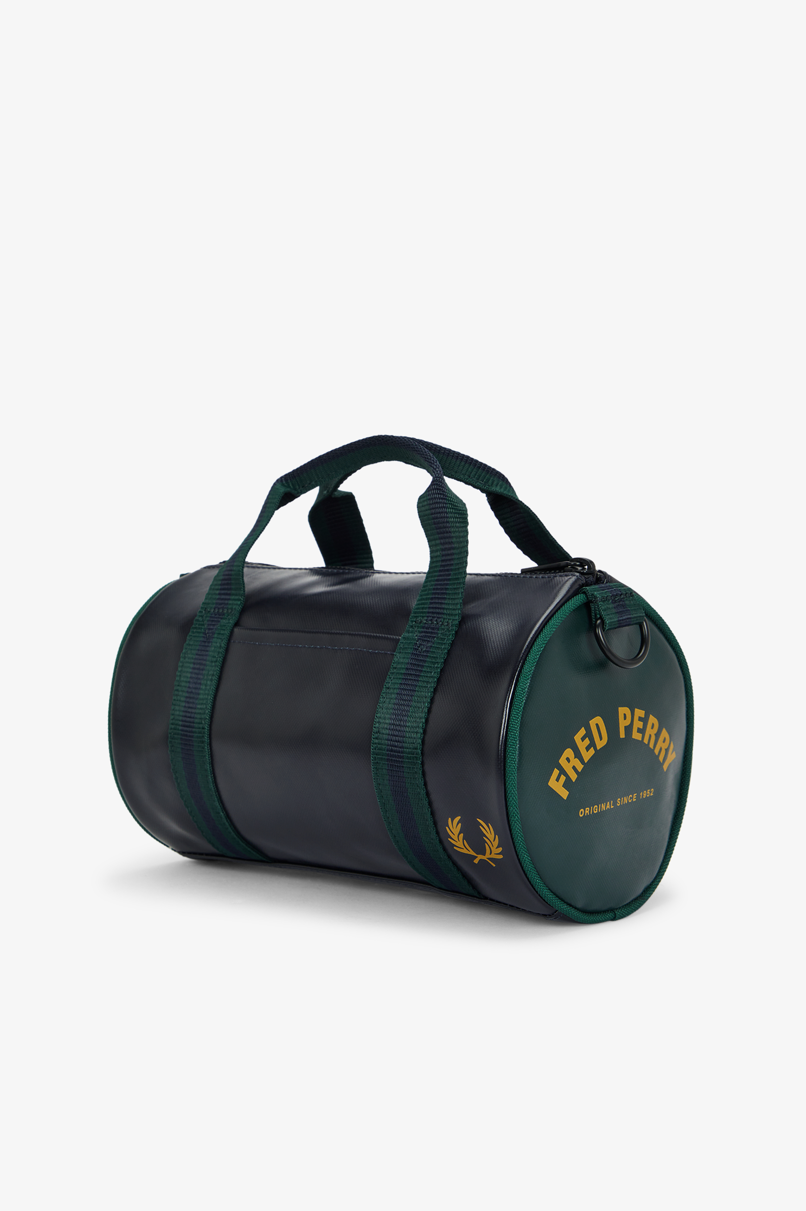 Fred Perry Classic Mini Barrel Bag (Navy/Grassroots)