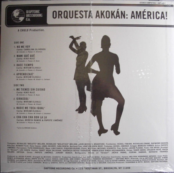 Orquesta Akokán – América!  (LP) (Ltd Transparent Green Vinyl, Coke Bottle)