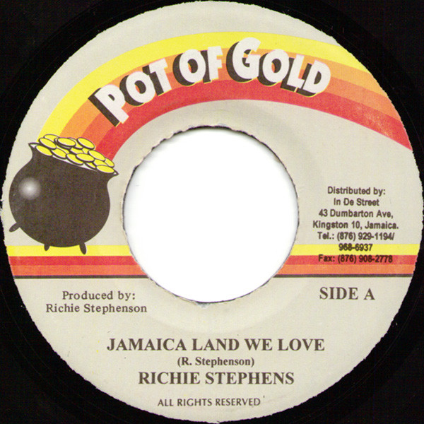 Richie Stephens – Jamaica Land We Love / / Jam Down Rhythm (7")                   