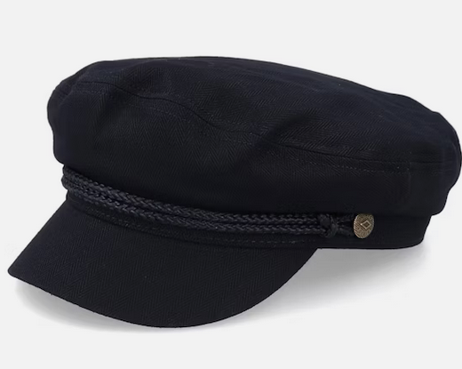 Brixton Fiddler Cap Schrimmütze in Schwarz