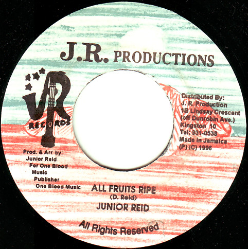 Junior Reid - All Fruits Ripe (7'')