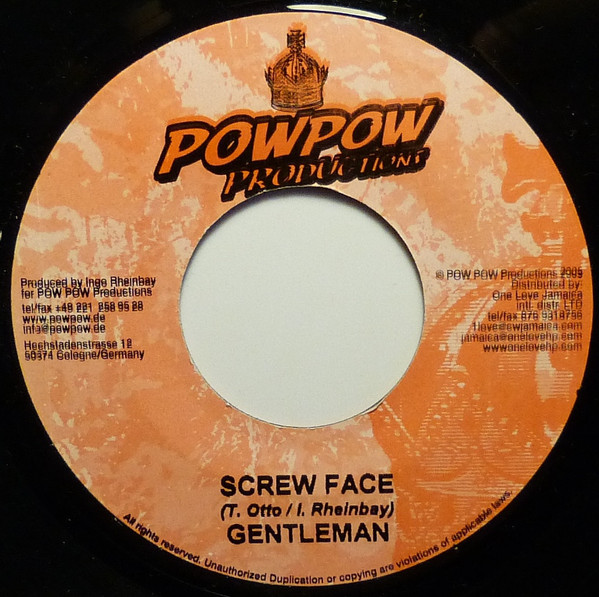 Gentleman - Screw Face / Delly Ranks - Woman Alone (7")