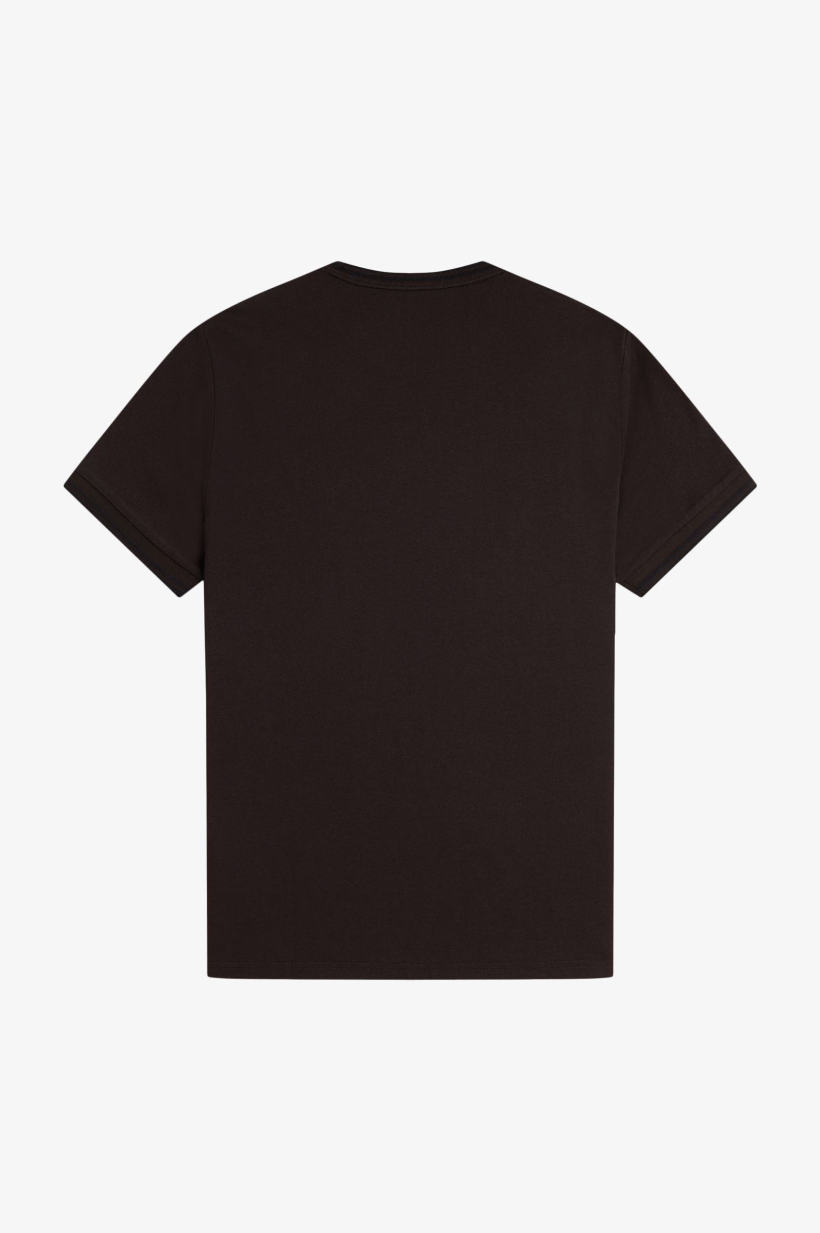 Fred Perry Twin Tipped T-Shirt (Rich Brown/Black)