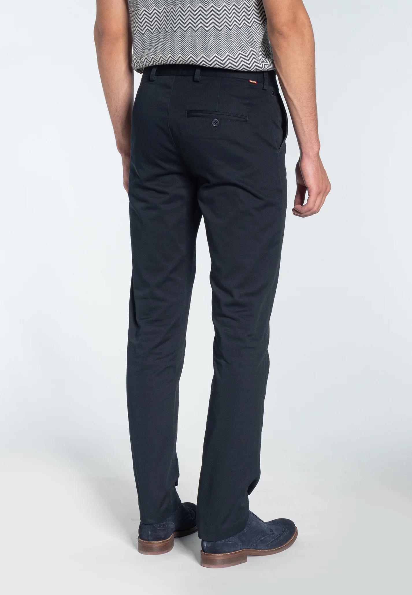 Merc Sta Press Trousers Winston (Navy) Merc Sta Press Trousers Winston (Navy)