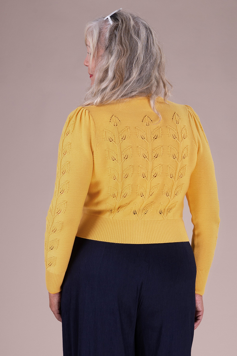 Emmy Design Susie Q Cardigan in Butter