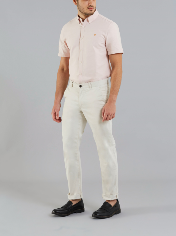 Farah Elm Chino Twill Pebble-W36 L34